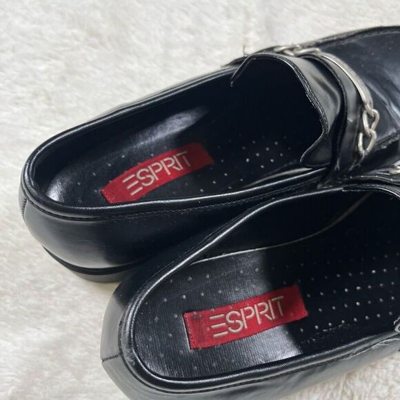 Vintage 90s Esprit Chunky Heeled Loafers - Picture 6 of 6